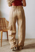 'Zoe' Drawstring Wide Leg Pants - Celes Fashion